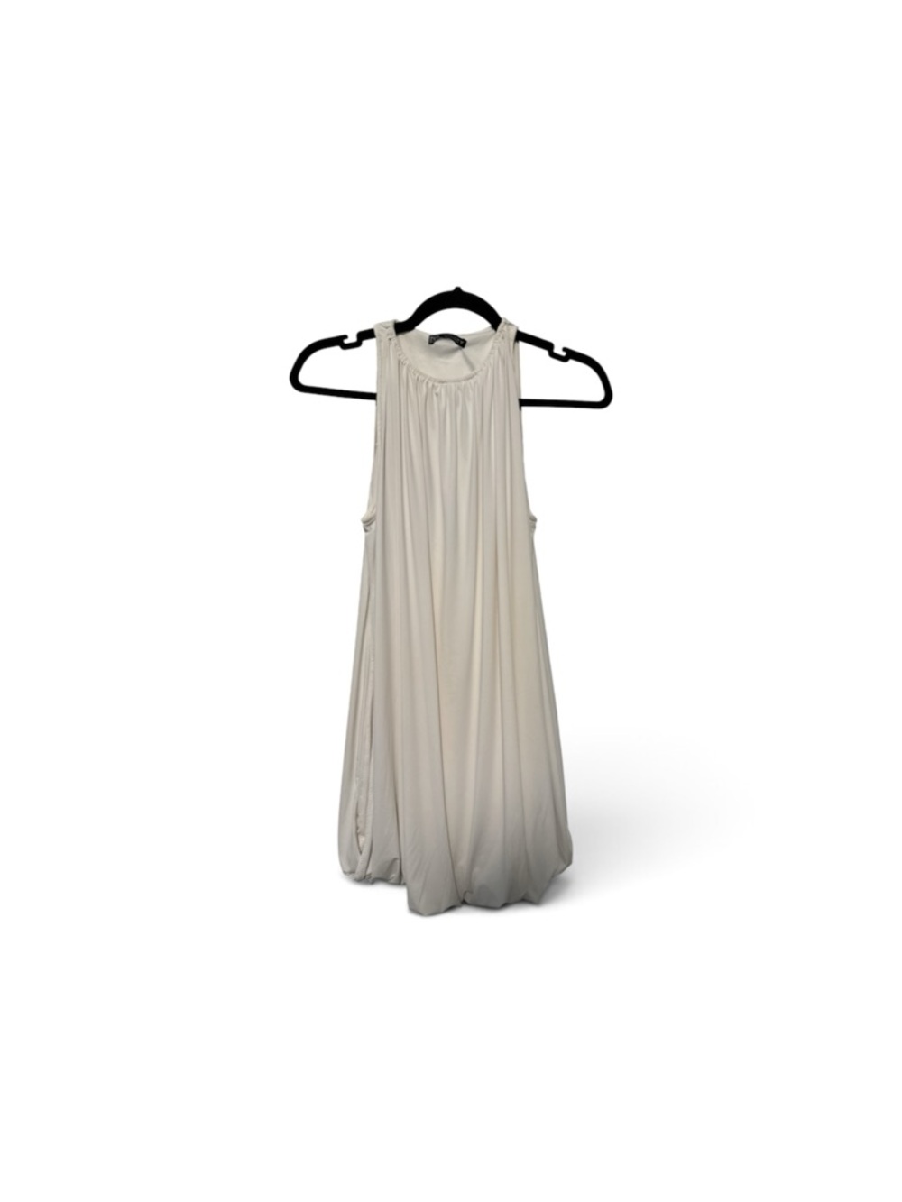 Zara Girls Cream High-Neck Swing Dress